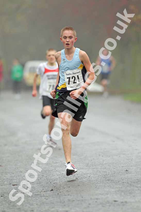 Under-15s winner 721, Heaton Harriers Memorial Road Race.